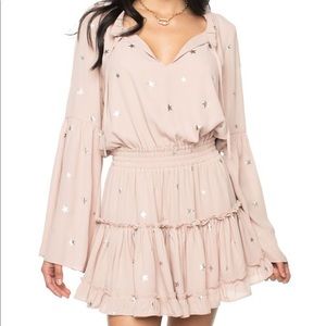 Buddy Love ZoZo Elastic Waist Dress in Stardust